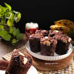Banana Choco Muffin (1276)-レシピのメイン写真