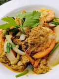 ผัดผงกะหรี่กุ้ง🦐