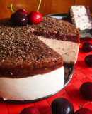 Cheesecake de cerezas saludable y sin horno