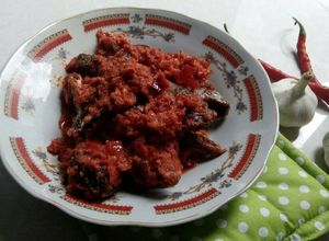Foto resep Tongkol goreng cabe merah #BikinRamadhanBerkesan
