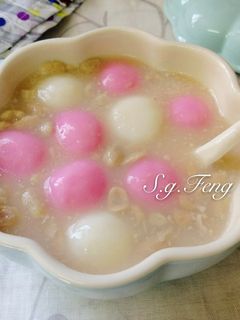 牛奶花生湯圓 的食譜成品照片