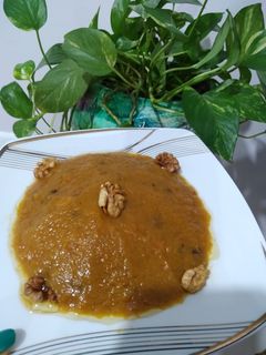 عکسی از دستور پوره کدو حلوایی با گردو😋