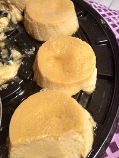 Una foto de Flan napolitano
