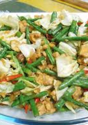 Foto resep Tumis kacang+kol