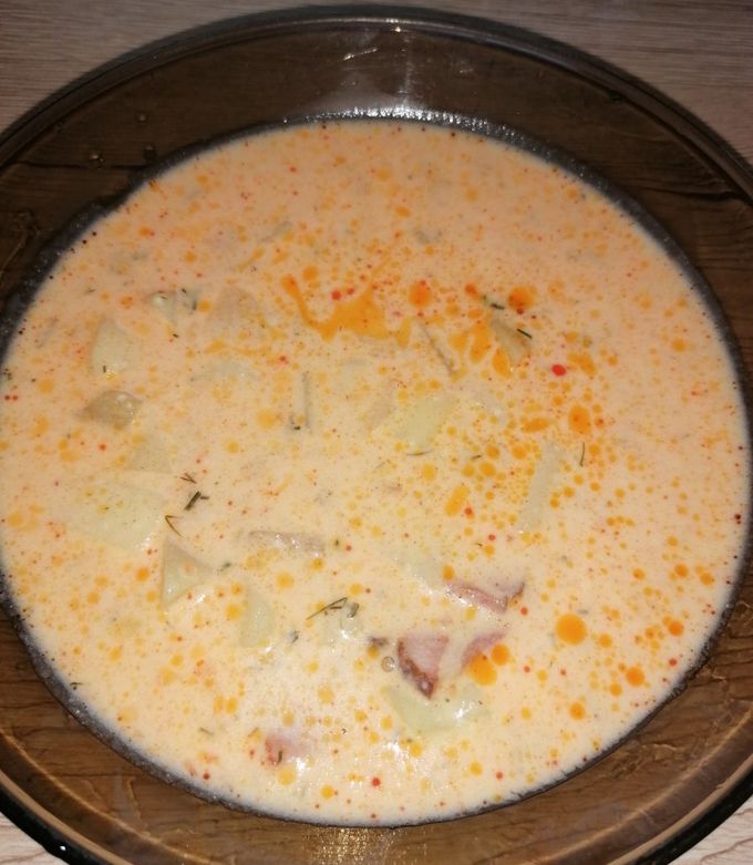 Demikát - juhtúrós leves recept fotója