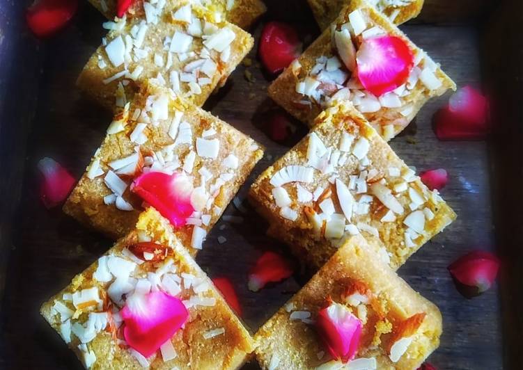 Recipe of Ultimate Besan/chickpea flour burfi