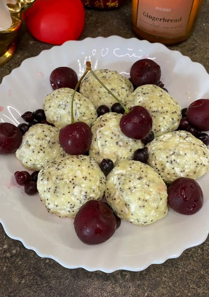 Ліниві вареники з маком🥟