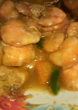 Foto resep Udang pedas