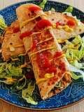 Tofu and Vegetables Wraps