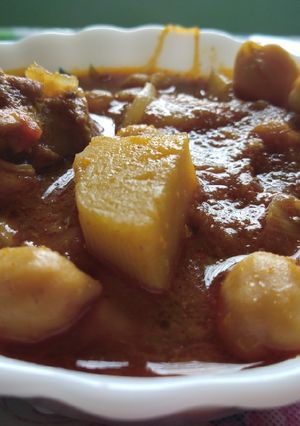 A picture of Spicy Chole Chicken.