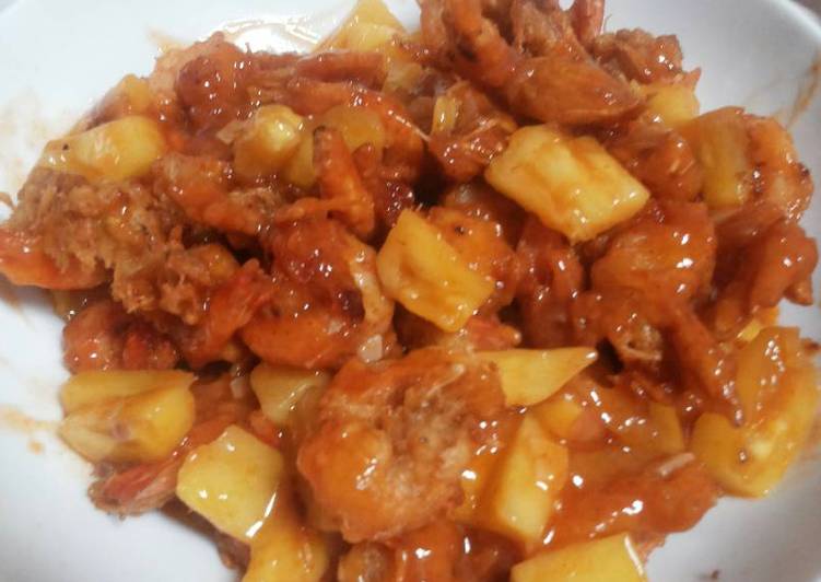 Resep Udang saus asam manis Anti Gagal