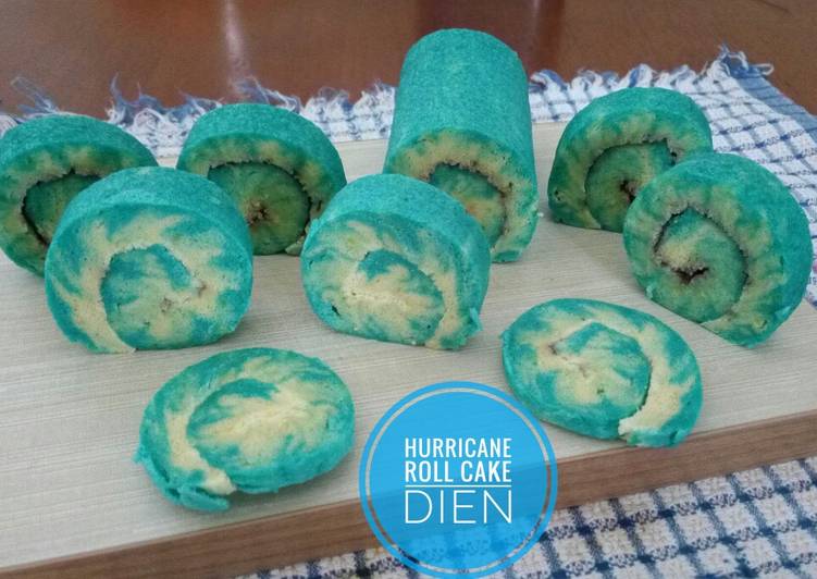 Hurricane Roll Cake 💙 (3 telur)