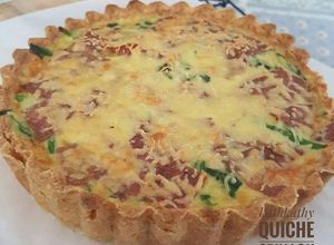 Foto resep Quiche Spinach with Smoked Beef