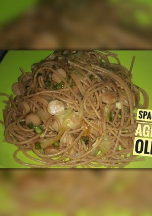 Foto resep Spageti Aglio Olio