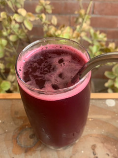 A picture of Special Beetroot Carrot Juice 🥕🥒🍋.