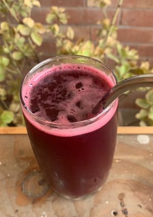 A picture of Special Beetroot Carrot Juice 🥕🥒🍋.