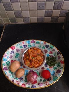 * ஆலூ சப்ஜி*(aloo sabji recipe in tamil) செய்முறை முக்கிய புகைப்படம்