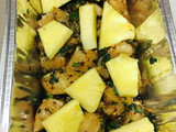 Pollo con piña al horno