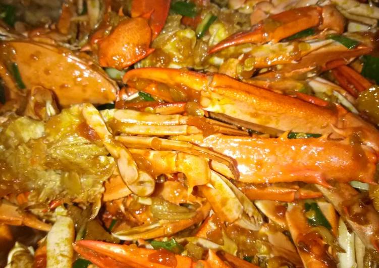 Kepiting/Rajungan goreng pedesss
