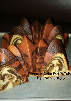 Foto resep Marmer Cake Putih Telur