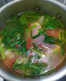 Cá điêu hồng nấu ngót