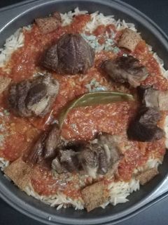 صورة لوصفة فتة باللحم (مصري)