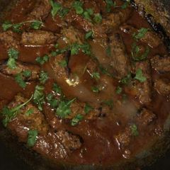 Seakh kabab karahi A picture of Seakh kabab karahi.