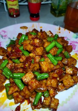 Foto resep Orek tempe buncis