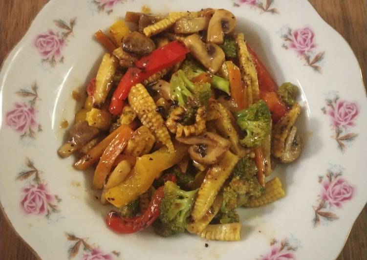 Step-by-Step Guide to Prepare Favorite Stir fried vegetables