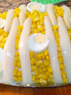 Una foto de Pastel de patata y espárragos