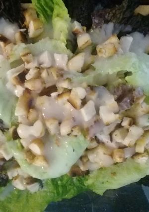Una foto de Spicy Caesar  salad (ensalada César picante