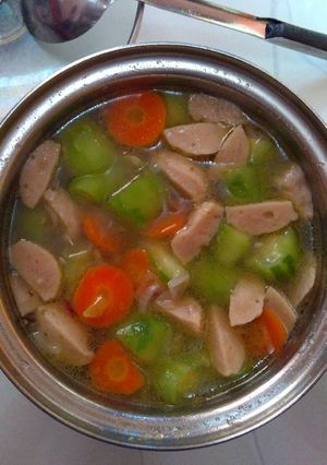 Foto resep Sayur Sop Bakso Oyong