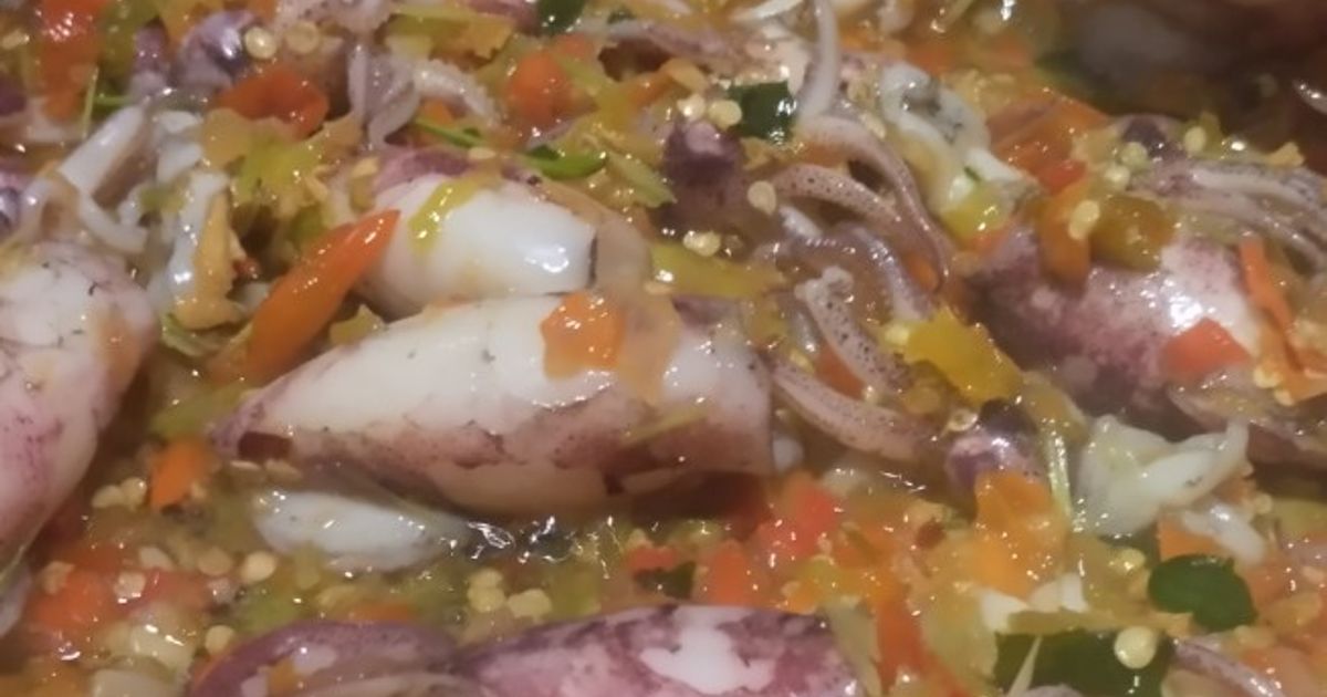 Cumi sambal geprek