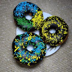 A picture of Chocolate Doughnuts.
