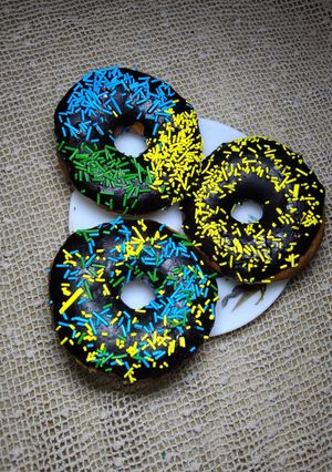 A picture of Chocolate Doughnuts.