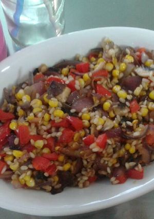 Una foto de Salteado de verduras al wok