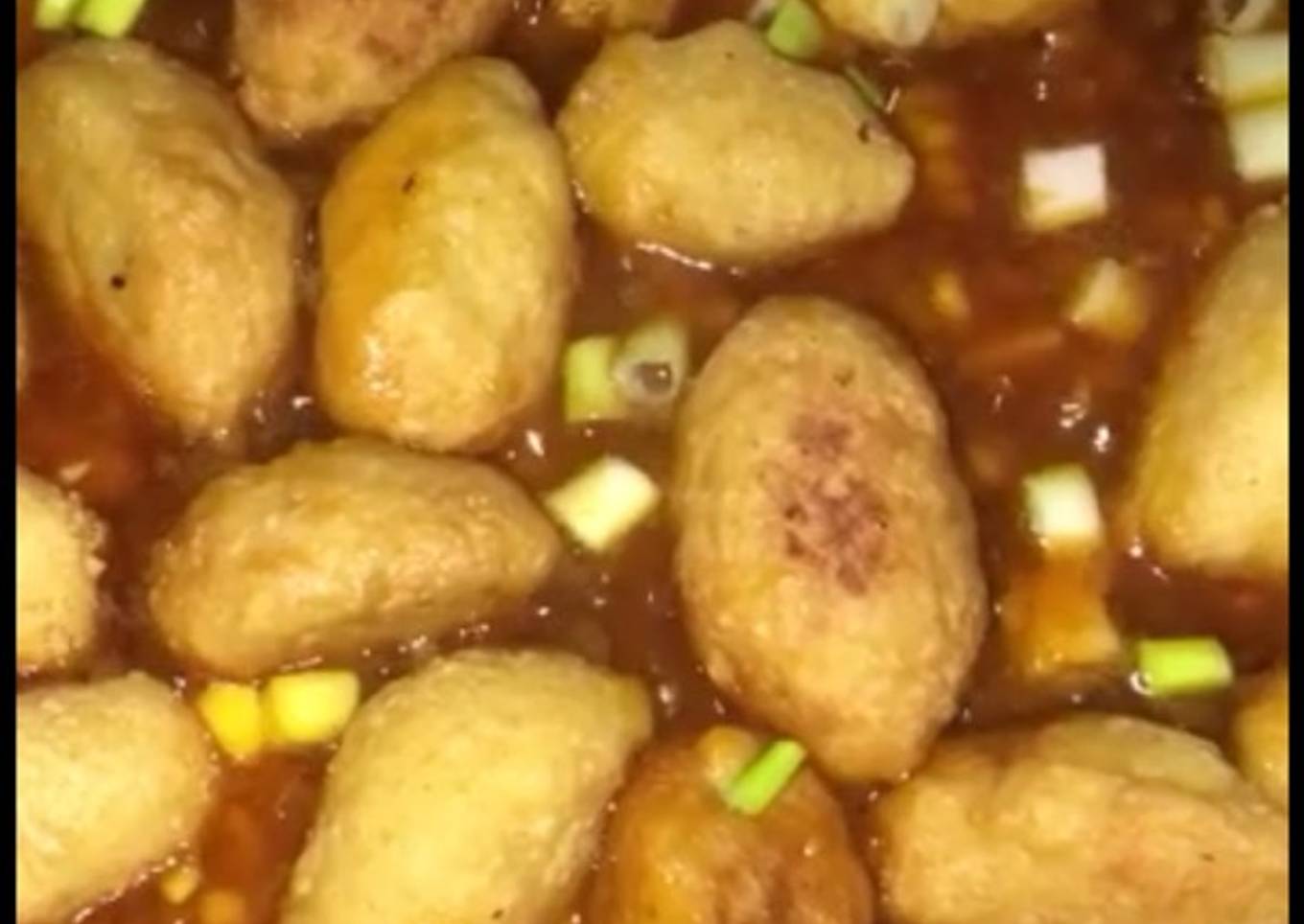 Kreasi Bola bola tahu super nagih