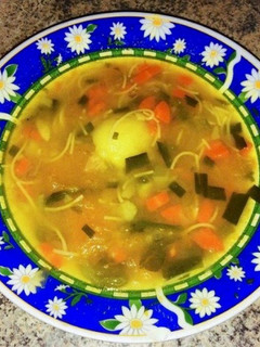 Una foto de Sopa de verduras a mi manera