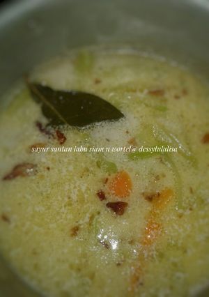 Foto resep Sayur santan labu siam n wortel(menu anak)