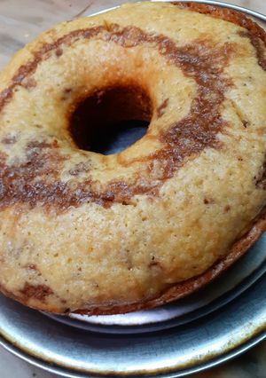 Una foto de Torta marmolada❤👌