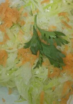 A picture of Steamed cabbage.
