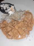 Strogonoff de pollo