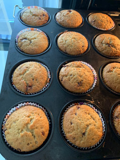 Banános muffin recept fotója