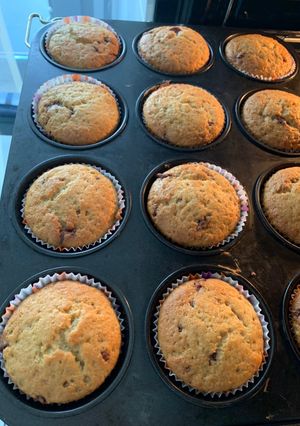 Banános muffin recept fotója