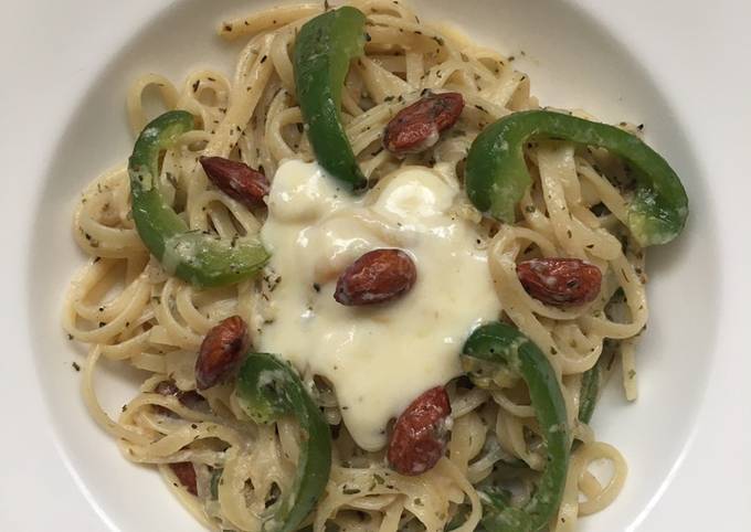 Vegan Fettuccini Alfredo Almond