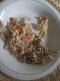 Tumis Jahe Ayam Suwir Kukus