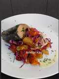Caballa con ensalada