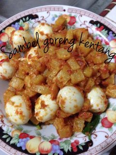 Foto resep Sambel goreng kentang