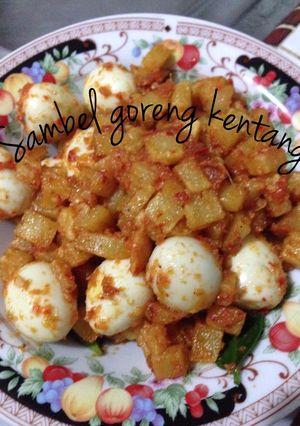 Foto resep Sambel goreng kentang