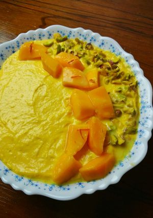 A picture of Mango shrikhand.